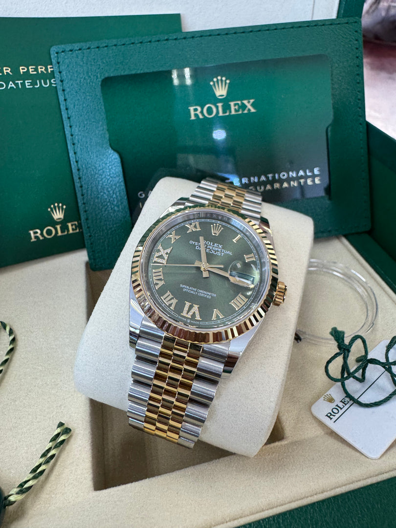 Rolex Datejust 36mm 126233 2026 Green Diamond 6&9 Dial