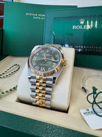 Load image into Gallery viewer, Rolex Datejust 36mm 126233 2026 Green Diamond 6&amp;9 Dial