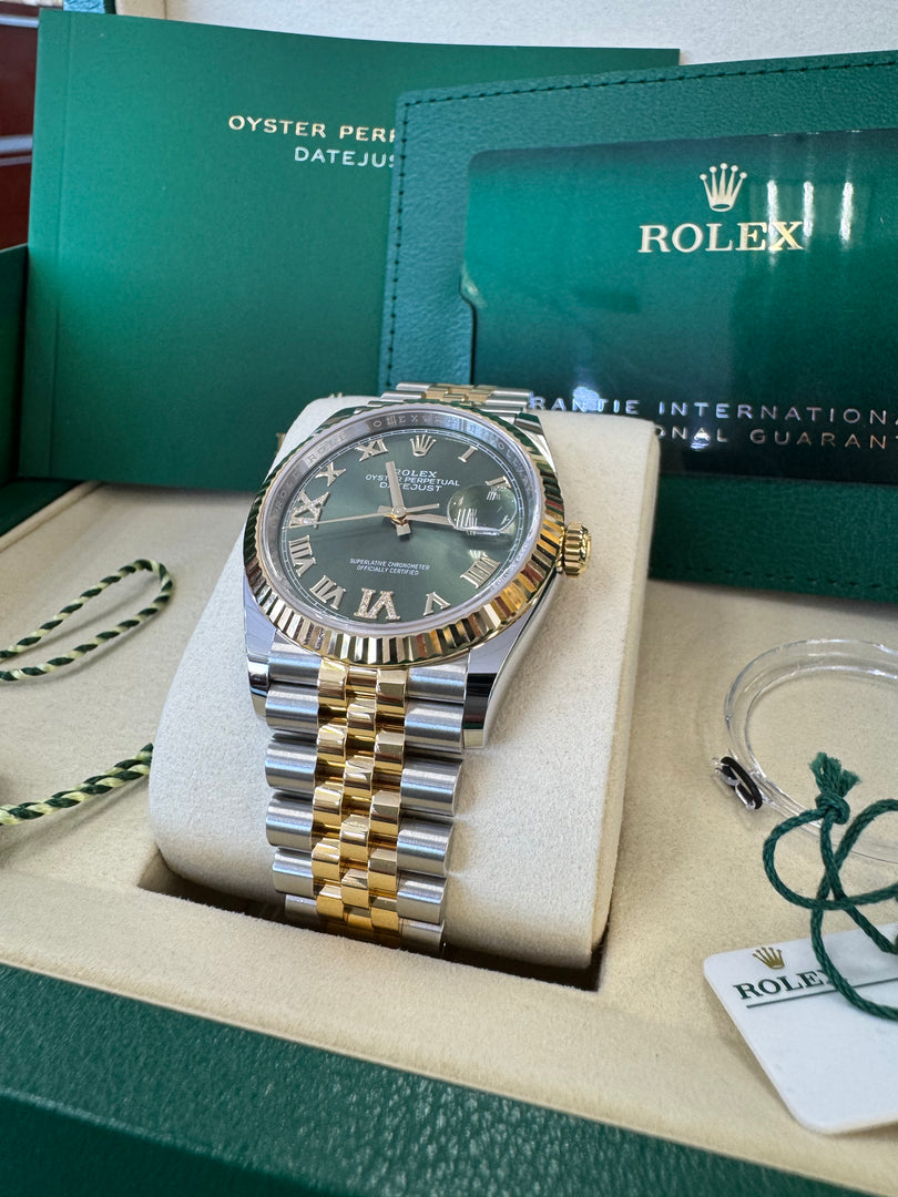 Rolex Datejust 36mm 126233 2026 Green Diamond 6&9 Dial