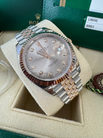 Load image into Gallery viewer, Rolex Datejust 41 Sundust Diamond Dial 126331 2018 Jubilee