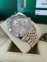 Load image into Gallery viewer, Rolex Datejust 41 Sundust Diamond Dial 126331 2018 Jubilee