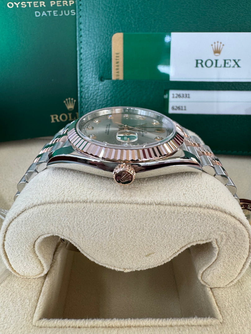 Rolex Datejust 41 Sundust Diamond Dial 126331 2018 Jubilee