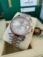 Load image into Gallery viewer, Rolex Datejust 41 Sundust Diamond Dial 126331 2018 Jubilee