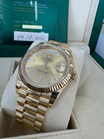 Load image into Gallery viewer, Rolex Day-Date 40 2020 Champagne Diamond Dial 228238