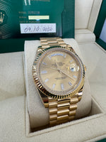 Load image into Gallery viewer, Rolex Day-Date 40 2020 Champagne Diamond Dial 228238