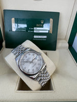 Load image into Gallery viewer, Rolex Datejust 36mm 116200 2013 Silver Diamond Dial Jubilee