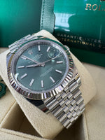 Load image into Gallery viewer, Rolex Datejust 41mm 126334 2024 Green Dial Jubilee
