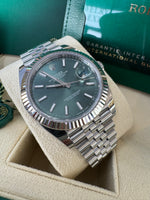 Load image into Gallery viewer, Rolex Datejust 41mm 126334 2024 Green Dial Jubilee
