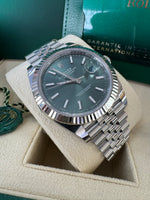 Load image into Gallery viewer, Rolex Datejust 41mm 126334 2024 Green Dial Jubilee
