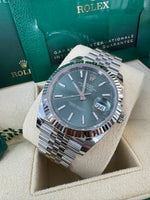 Load image into Gallery viewer, Rolex Datejust 41mm 126334 2024 Green Dial Jubilee
