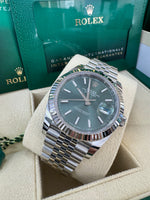 Load image into Gallery viewer, Rolex Datejust 41mm 126334 2024 Green Dial Jubilee
