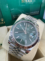 Load image into Gallery viewer, Rolex Datejust 41mm 126334 2024 Green Dial Jubilee
