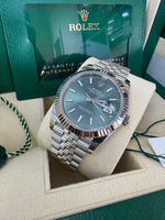 Load image into Gallery viewer, Rolex Datejust 41mm 126334 2024 Green Dial Jubilee
