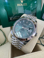 Load image into Gallery viewer, Rolex Datejust 41mm 126334 2024 Green Dial Jubilee
