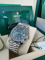 Load image into Gallery viewer, Rolex Datejust 41mm 126334 2024 Green Dial Jubilee
