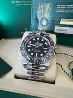 Load image into Gallery viewer, Rolex GMT-Master II "Bruce Wayne" 2026 126710GRNR Jubilee New Wood Card