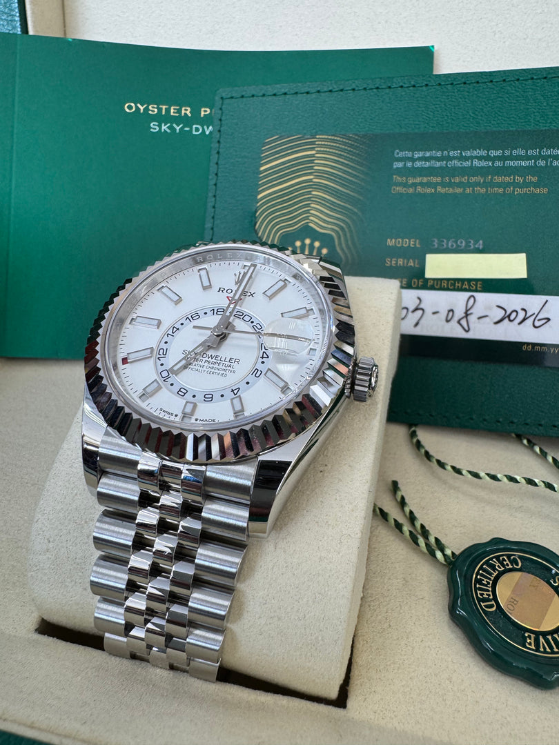 Rolex Sky-Dweller 336934 White Dial 2026 Jubilee
