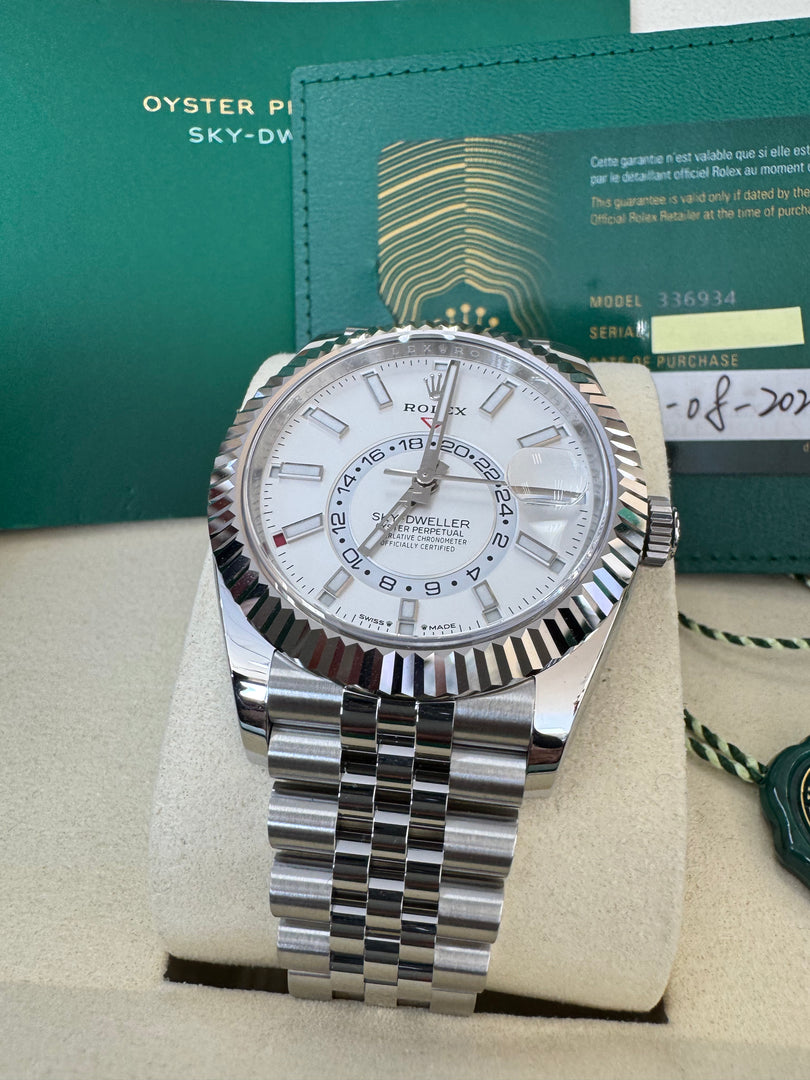 Rolex Sky-Dweller 336934 White Dial 2026 Jubilee