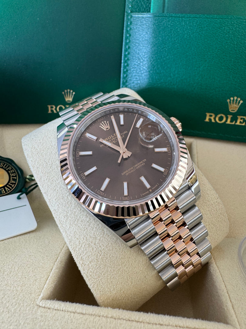 Rolex Datejust 41 Chocolate Dial 126331 2024 Jubilee