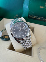 Load image into Gallery viewer, Rolex Datejust 41mm 126334 2024 Rhodium Diamond Dial Jubilee
