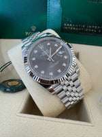 Load image into Gallery viewer, Rolex Datejust 41mm 126334 2024 Rhodium Diamond Dial Jubilee
