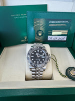 Load image into Gallery viewer, Rolex GMT-Master II "Bruce Wayne" 2026 126710GRNR Jubilee New Wood Card