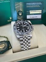 Load image into Gallery viewer, Rolex GMT-Master II "Bruce Wayne" 2026 126710GRNR Jubilee Full Stickers New Wood Card