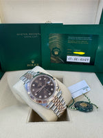 Load image into Gallery viewer, Rolex Datejust 41 Chocolate Diamond Dial 126331 2024 Jubilee
