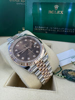 Load image into Gallery viewer, Rolex Datejust 41 Chocolate Diamond Dial 126331 2024 Jubilee
