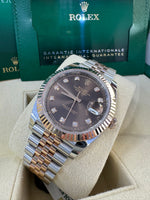 Load image into Gallery viewer, Rolex Datejust 41 Chocolate Diamond Dial 126331 2024 Jubilee
