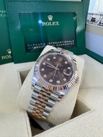 Load image into Gallery viewer, Rolex Datejust 41 Chocolate Diamond Dial 126331 2024 Jubilee
