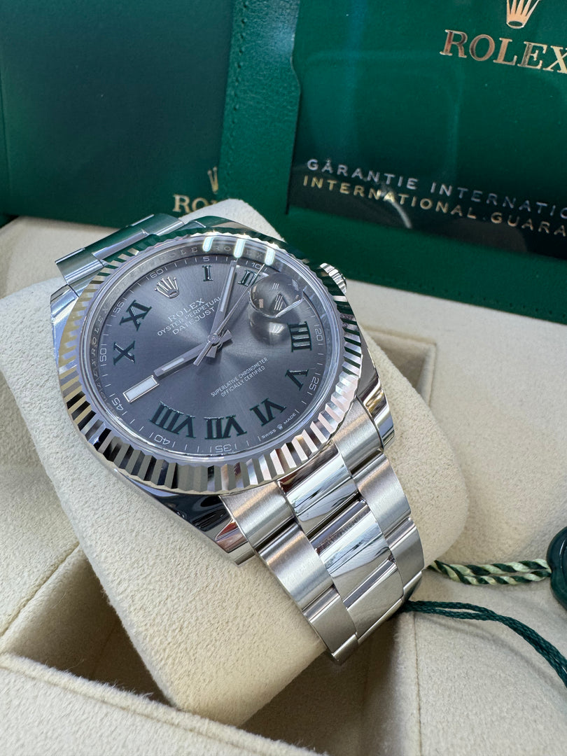 Rolex Datejust 41mm 126334 2025 Wimbeldon Dial Oyster