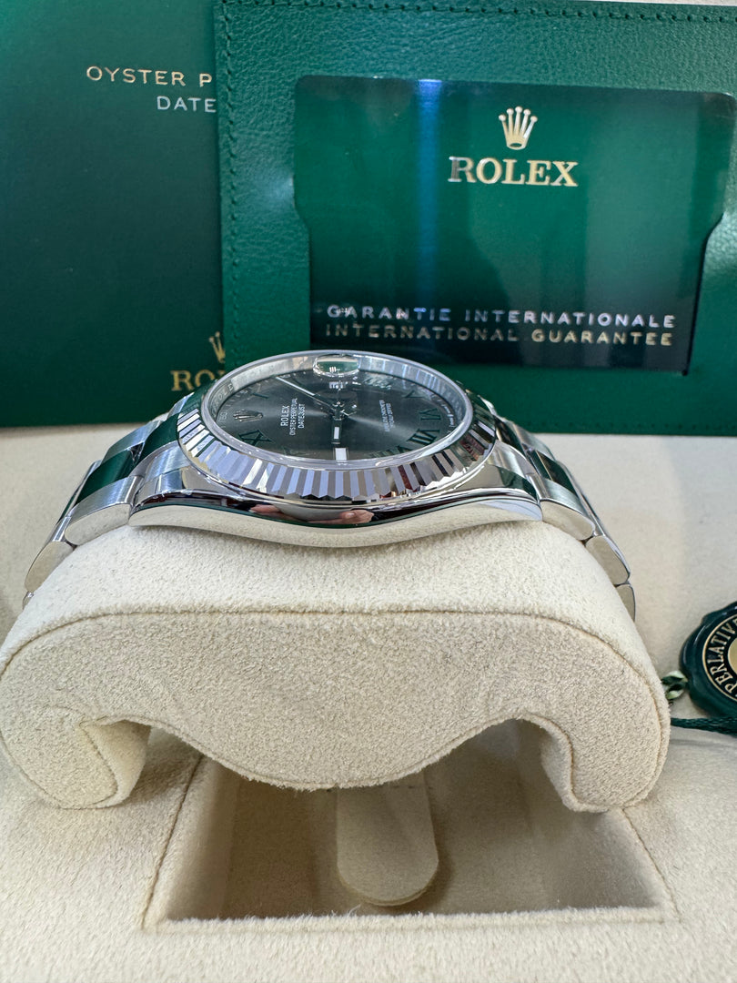 Rolex Datejust 41mm 126334 2025 Wimbeldon Dial Oyster