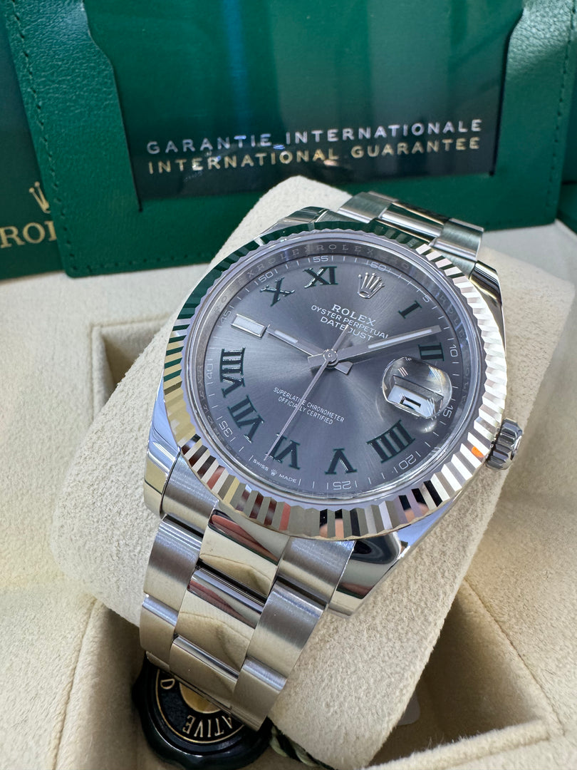 Rolex Datejust 41mm 126334 2025 Wimbeldon Dial Oyster