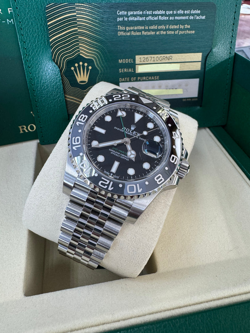 Rolex GMT-Master II "Bruce Wayne" 2026 126710GRNR Jubilee Full Stickers