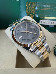 Rolex Datejust 41 Black Wimbeldon Dial 126333 2025 Oyster