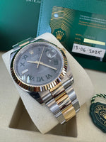 Load image into Gallery viewer, Rolex Datejust 41 Black Wimbeldon Dial 126333 2025 Oyster