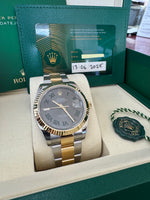 Load image into Gallery viewer, Rolex Datejust 41 Black Wimbeldon Dial 126333 2025 Oyster