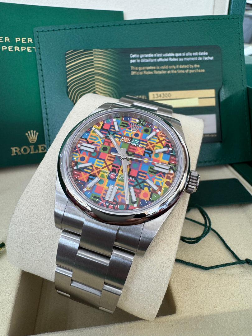 Rolex Oyster Perpetual 41mm 2026 Multicoloured Dial 134300