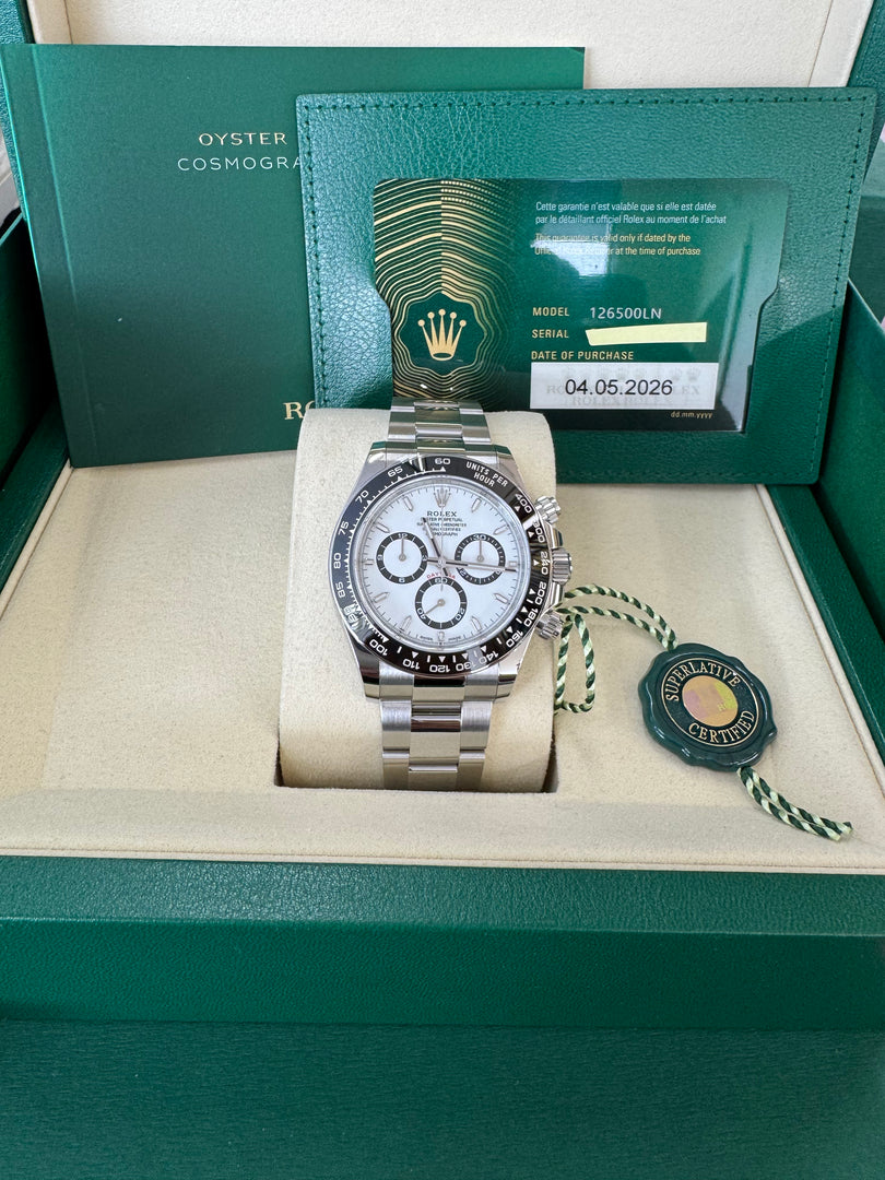 Rolex Daytona 126500LN 2026 "Panda" New Release
