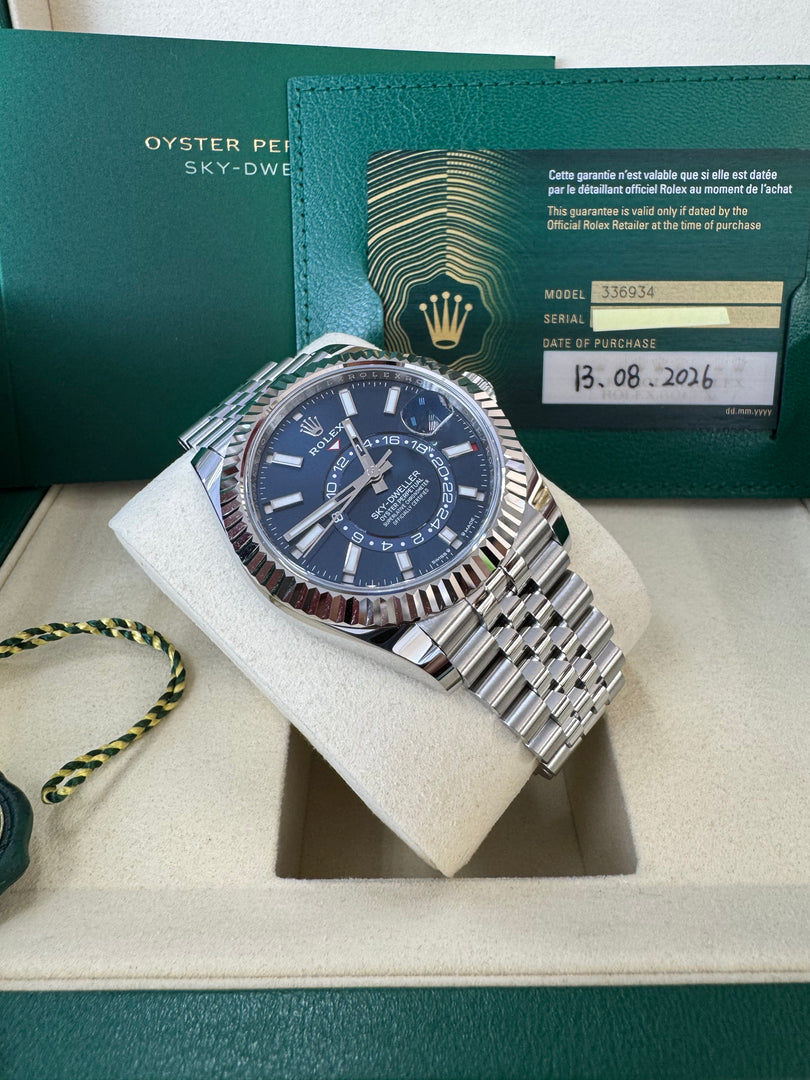 Rolex Sky-Dweller 336934 Blue Dial 2026 Jubilee