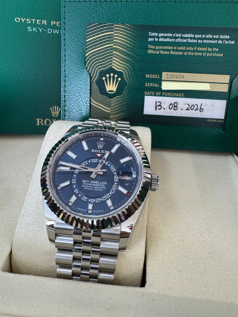 Rolex Sky-Dweller 336934 Blue Dial 2026 Jubilee