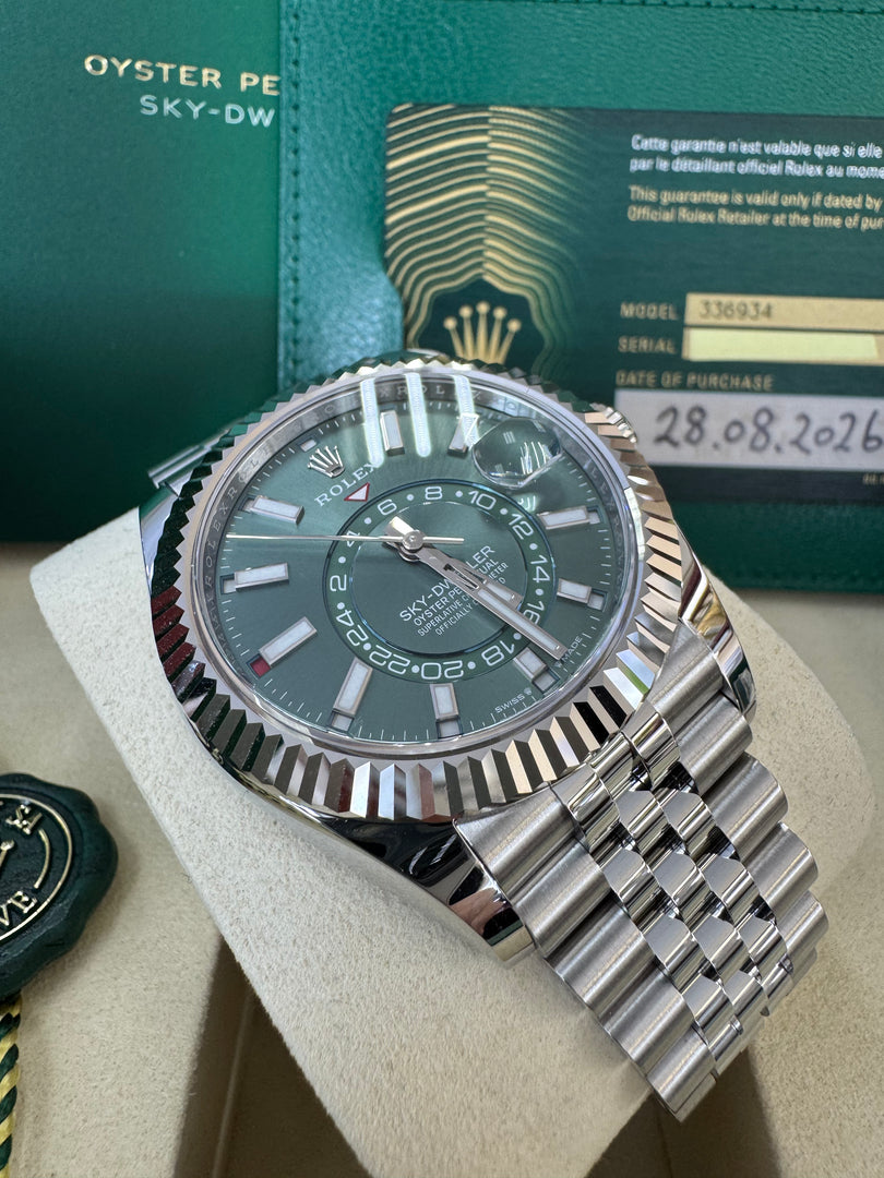 Rolex Sky-Dweller 336934 Mint Green Dial 2026 Jubilee