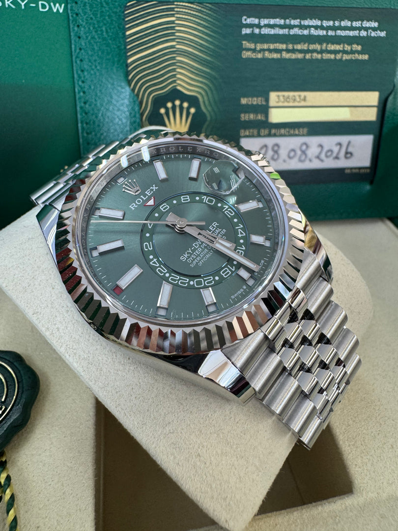 Rolex Sky-Dweller 336934 Mint Green Dial 2026 Jubilee