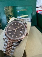 Load image into Gallery viewer, Rolex Datejust 41 Chocolate Diamond Dial 126331 2026 Jubilee