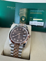 Load image into Gallery viewer, Rolex Datejust 41 Chocolate Diamond Dial 126331 2026 Jubilee