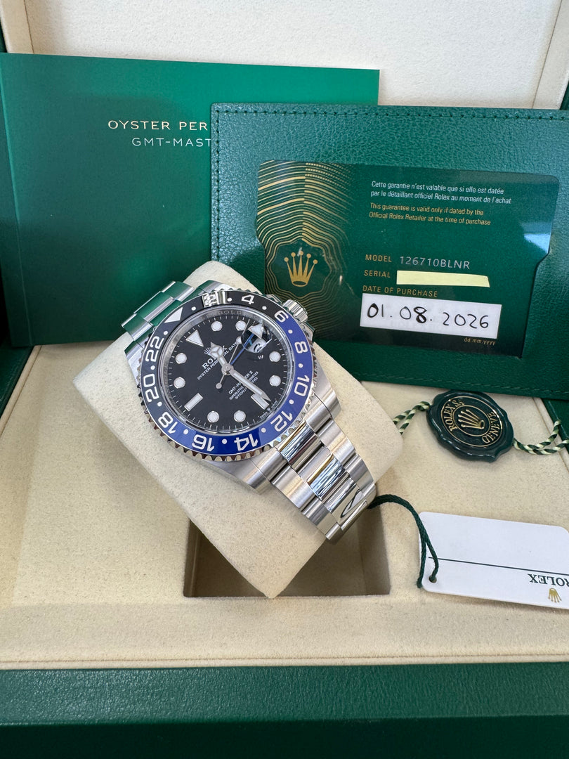 Rolex GMT-Master II "Batman" 2026 126710BLNR Oyster