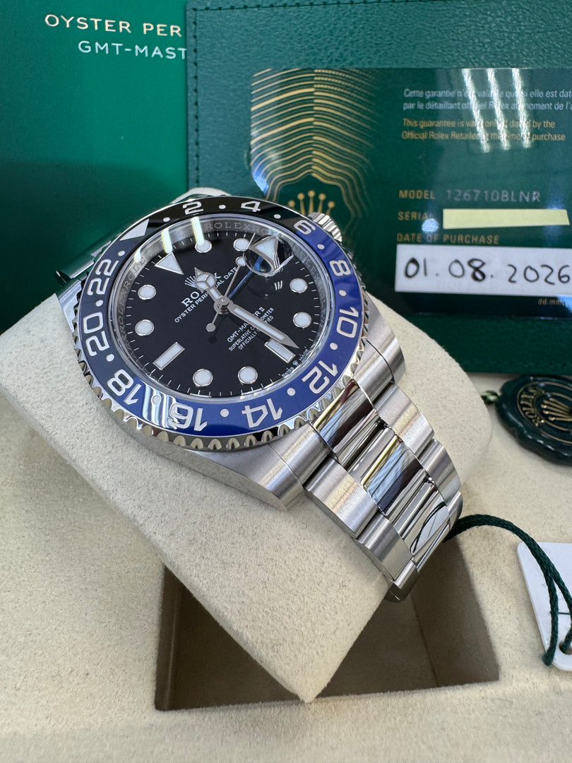 Rolex GMT-Master II "Batman" 2026 126710BLNR Oyster