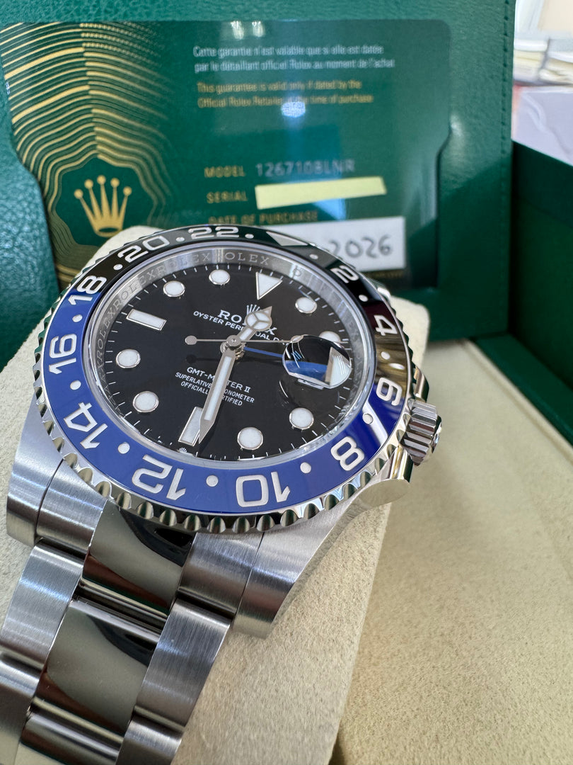 Rolex GMT-Master II "Batman" 2026 126710BLNR Oyster