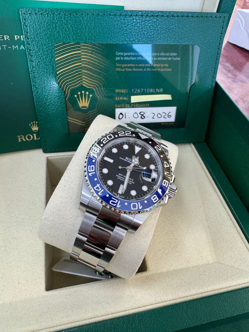 Rolex GMT-Master II "Batman" 2026 126710BLNR Oyster